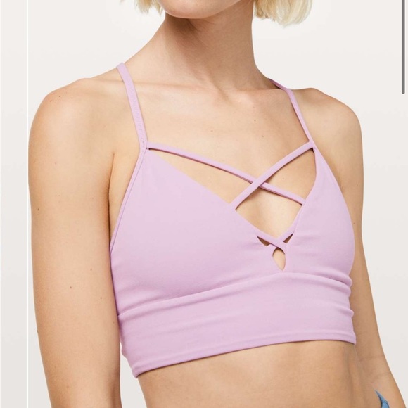 Lululemon Expand Your Limits Bra Nulu Minimal Support In Antoinette Sz 2 - Picture 5 of 10